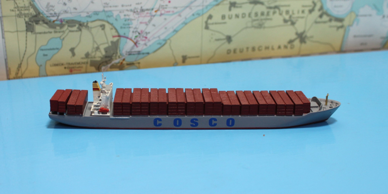 Containerschiff "Minhe" defekt  COSCO (1 St.)  CN 1989 Bille BI 77